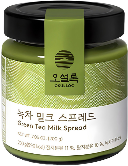 오설록 녹차 밀크 스프레드, 200g, 1개