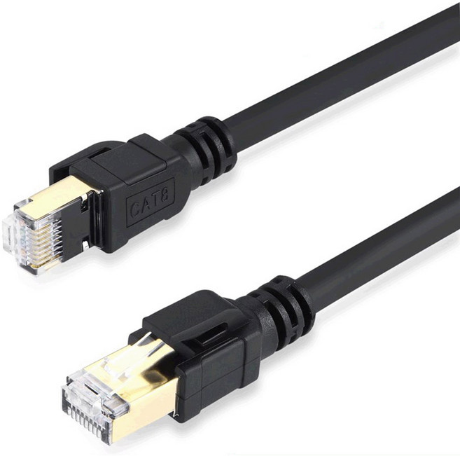 DTAudio Cat.8 網路線 適用於分享器數據機與機上盒, 黑色, 1個, 30m