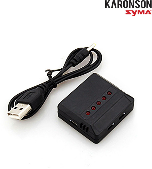 SYMA X5 입문용 어린이 초등학생 교육용 드론, 시마 X5 드론 5구충전케이블(단품), 1개