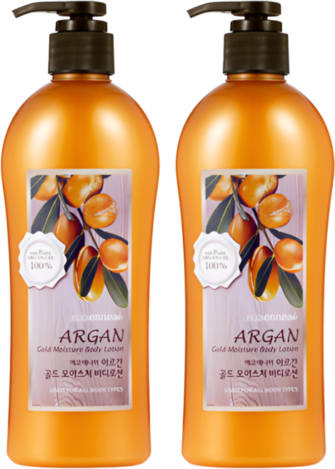 에코에니어 아르간 골드 바디로션 500g, 2개