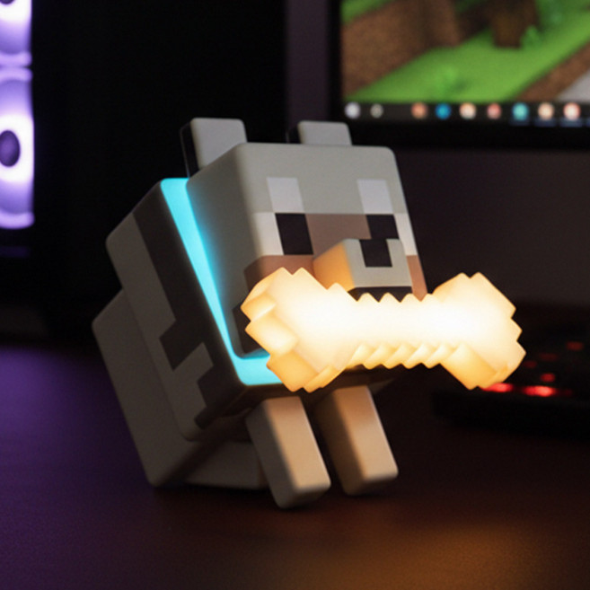 블레오 뼈다귀 늑대 강아지 무드등, 늑대 무드등