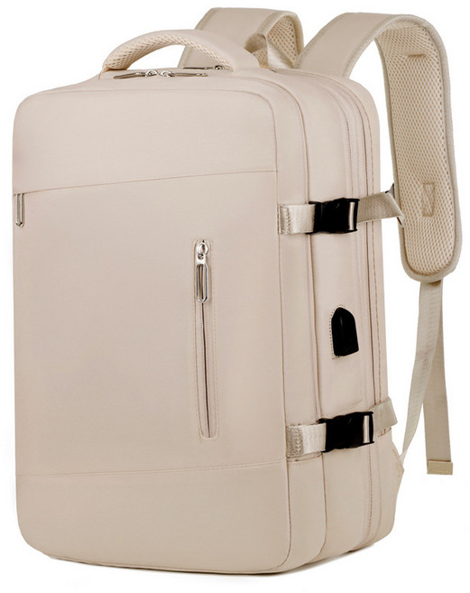 FONOW 여행용백팩 여행가방 등산배낭 남자패션 대용량 러기지백팩 출장여행백팩 여자경량학생가방 컴퓨터백팩 가방 캐리어 결합 신방 전용 포켓 USB 충전 슬롯 백팩