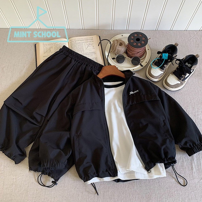 민트스쿨 아동아노락 주니어아노락 아동상하복 주니어바람막이셋트 남아간절기셋업