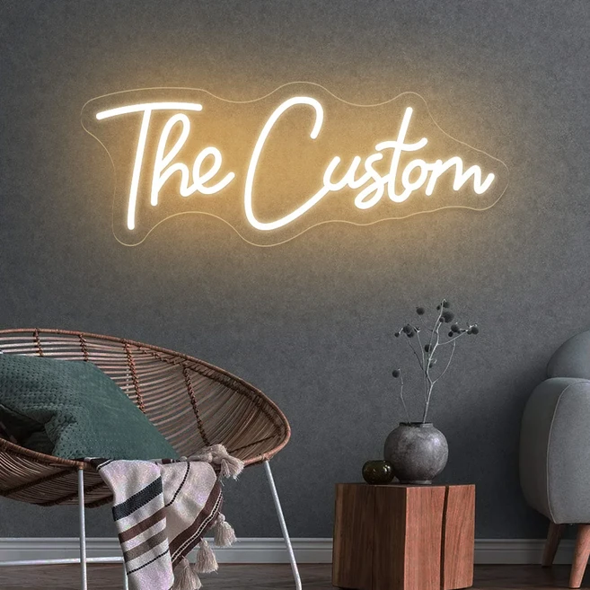 맞춤형 네온 사인 LED 이름 조명 USB 전원 벽 침실 장식 십대 선물, 05 Warm White USB, 05 1 line 30cm 5 letter, Warm White USB