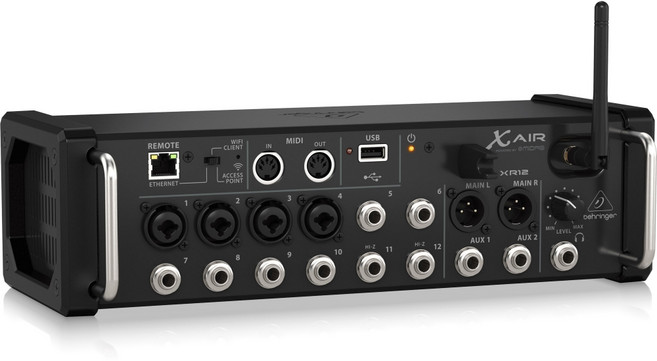 베링거 XR12 디지털 오디오 믹서 콘솔 WIFI USB MIDI