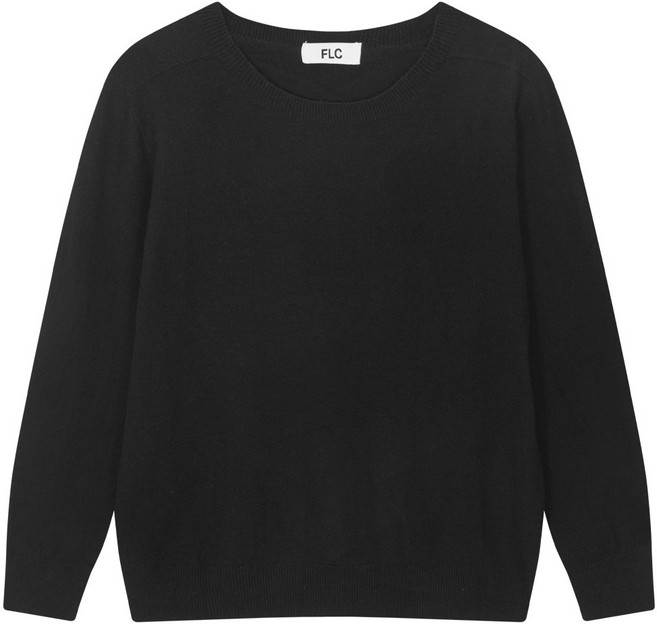 [ FLC ] 홀가먼트 라운드 니트티셔츠 (기본 라운드 캐시라이크 울 혼방)