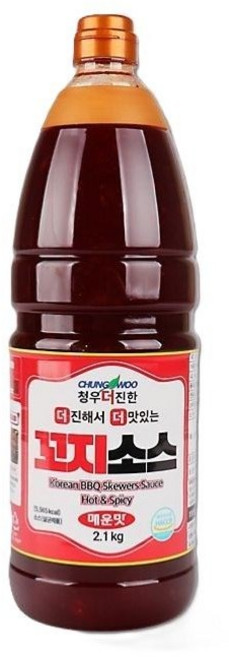 청우 더진한 꼬지소스 매운맛, 2.1kg, 2개