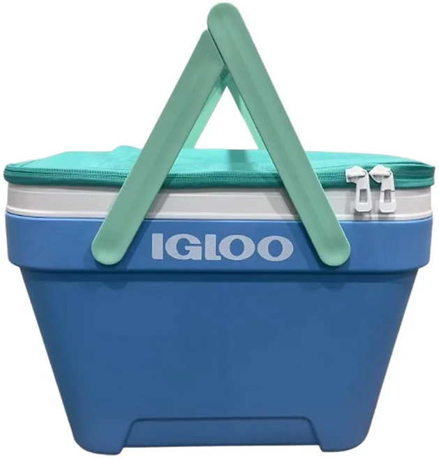 Igloo 23.6公升 保冷野餐籃, 藍色, 1個