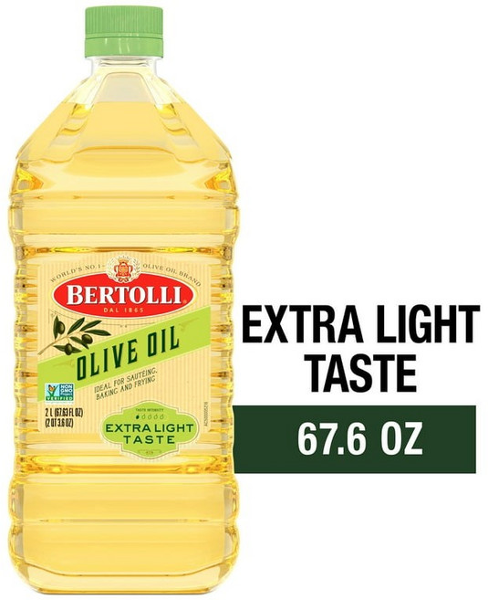 Bertolli 엑스트라 라이트 올리브 오일, 1개, 2L