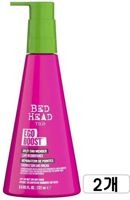 Tigi Bed Head 에고 부스트 스필리트 엔드 멘더, 2개, 237L