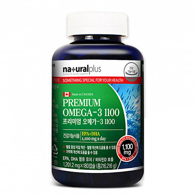 내츄럴플러스 프리미엄 오메가3 1100, 180정, 1개
