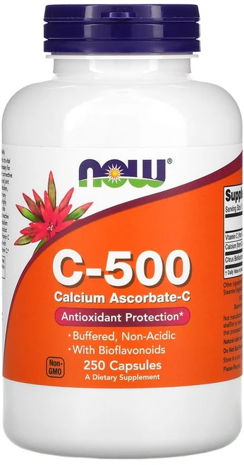 나우푸드 C-500 아스코르브산칼슘-C 캡슐 250정, 1개 - 쿠팡