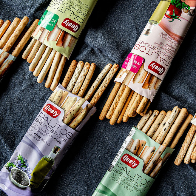 퀼리 브래드스틱 토마토 그리시니 막대과자, 50g, 12개