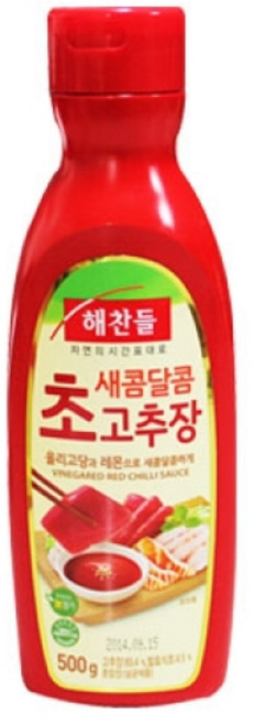 해찬들 새콤달콤 초고추장 500G j19*077Dw, 1개