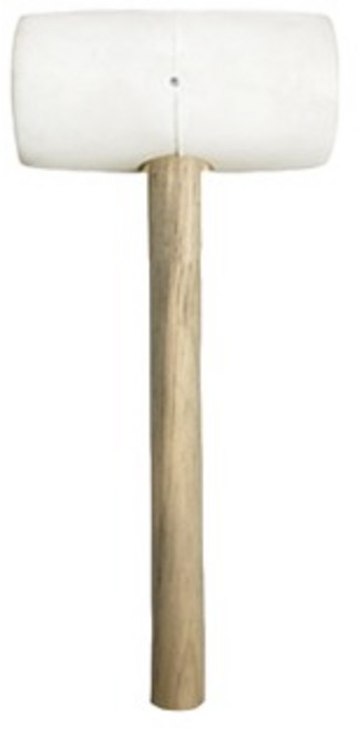 GSB 고무망치 타일망치 백색 별대 2470g, 1개