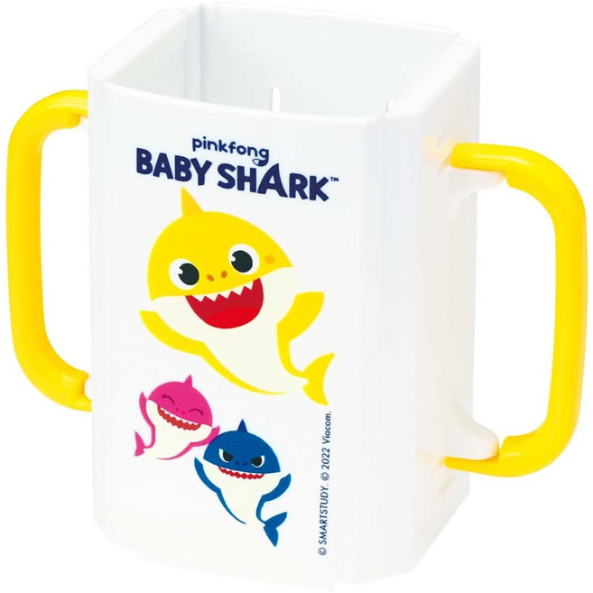 핑크퐁 아기상어 접이식 팩음료 홀더, 1개, 혼합색상