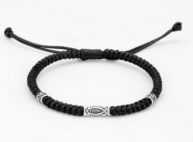 행운을 부르는 소원성취 비단잉어 심플 매듭팔찌