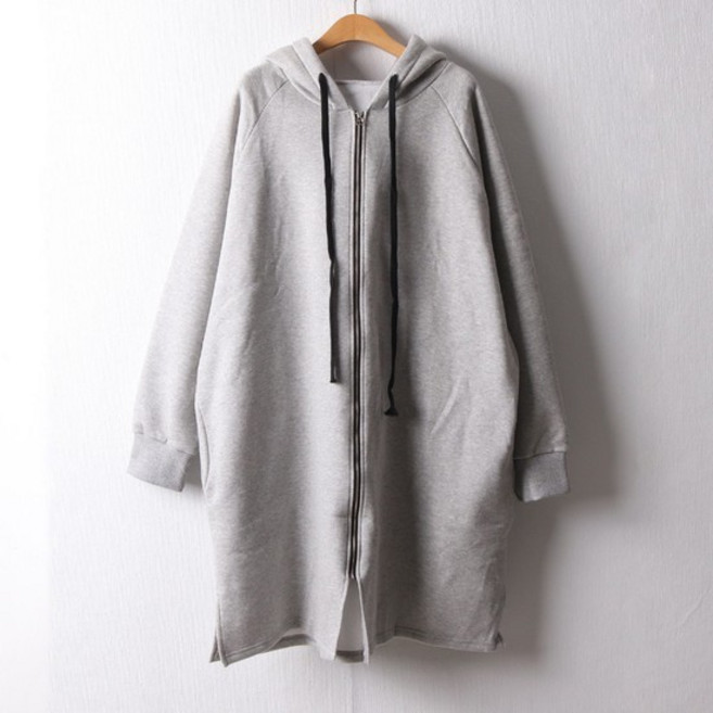 아이우먼 심플기모롱후드집업 WWw143M112 빅사이즈