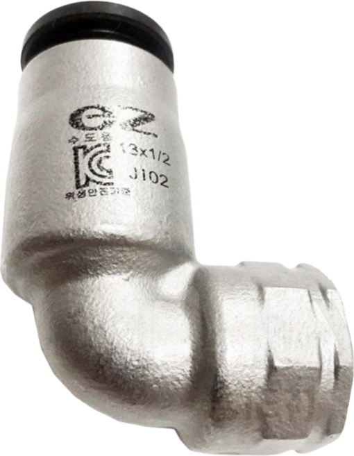 承插式壓接水栓彎頭, 1個