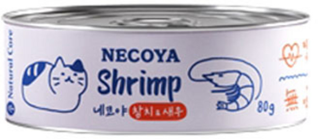 네츄럴코어 네코야 참치&새우 80g, 참치 앤 새우, 1개