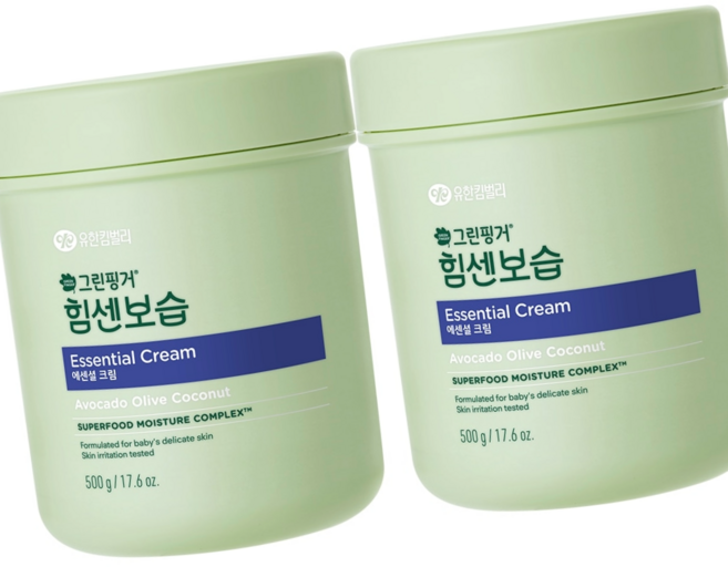 그린핑거 힘센보습 에센셜 크림 500g x2