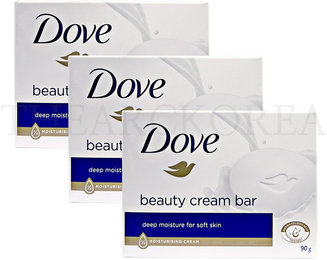 도브 뷰티 바 비누 꽃향, 3개, 90g