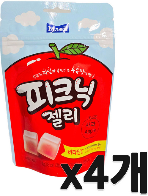 매일 피크닉젤리 사과 45g 4개입, 4개
