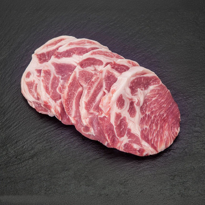 힐링미트 수입산 통목살 목삼겹 목살 원육 대용량 2kg, 1개, 통목살 통으로 2kg