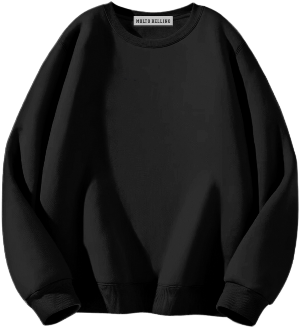 몰토벨리노 ST 스탠다드핏 무지 맨투맨 티셔츠