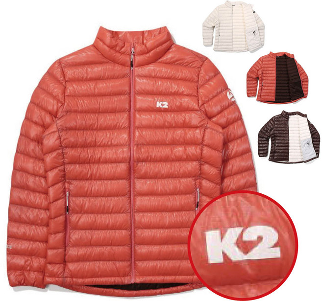 K2 여성 초겨울 초경량 얇은패딩 구스다운 자켓