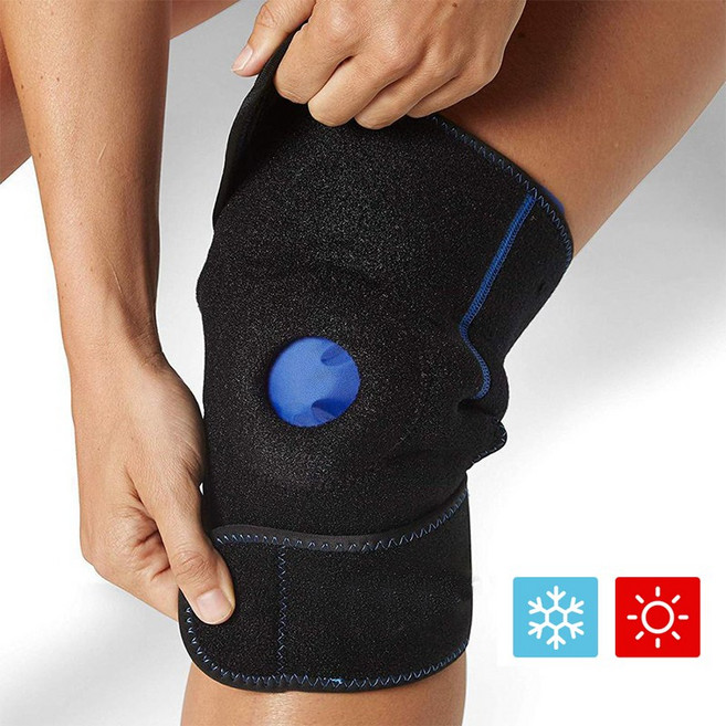 ALLILIO 무릎 냉 온 찜질팩 온찜질 노인 부모님 무릎 아이싱 무릎냉찜, 1세트