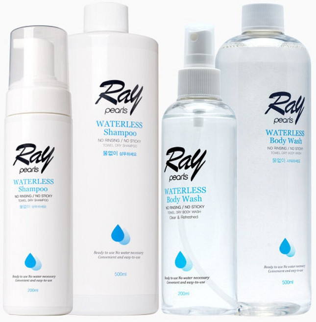 레이펄스 물없이감는 워터리스샴푸 환자샴푸 200ml, 1개