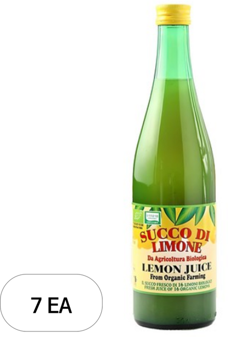 유로푸드 유기농 레몬주스, 500ml, 7개