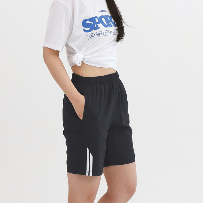 이그잼플 여성 스포츠 여름 울트라 드라이 5부 쿨팬츠