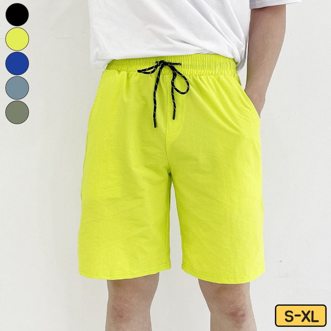 바비팩토리 남성용 밴드 아노락 반바지 팬츠 휴가 비치룩 바스락팬츠 빅사이즈까지