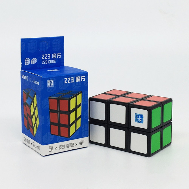 2X2X3 뭐위 큐브 223 MoYu Cube Tiled 퍼즐, 1개, 혼합색상