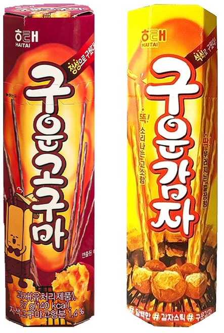 해태 구운감자 27g x 10개 구운고구마 27g x 10, 20개