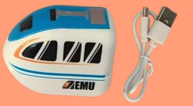 跨境電動磁力軌道車小火車兒童益智玩具懸浮磁力車玩具, 1個, 磁力火車1只:一個