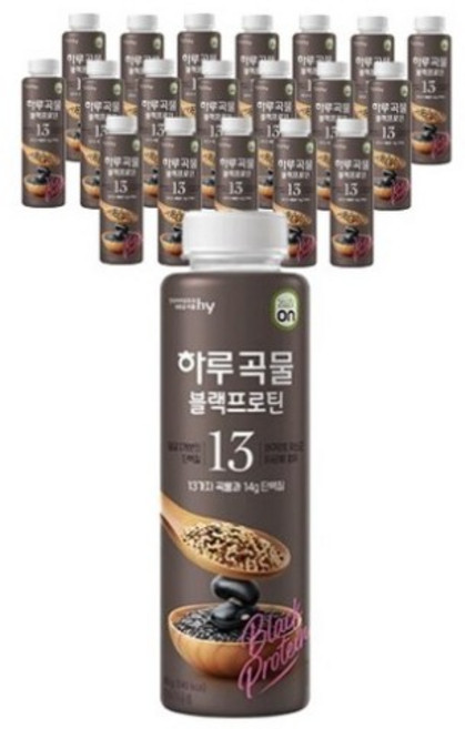 에치와이 하루곡물 블랙프로틴 40g, 60개