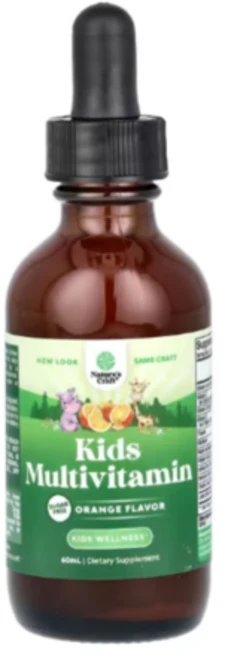 네이처스 크래프트 영유아 어린이 액상 종합비타민 오렌지맛 60ml 무설탕 (30일분) - 쿠팡