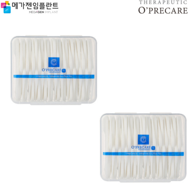 메가젠임플란트 오프리케어 교정용 치실 교정전용 치실, 25개입, 2개, 1.5cm