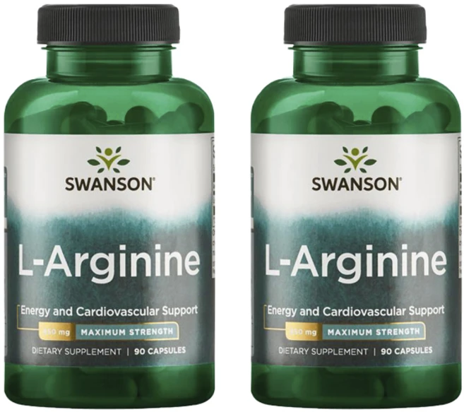 스완슨 L-아르기닌 850mg 캡슐, 90정, 2개 - 쿠팡