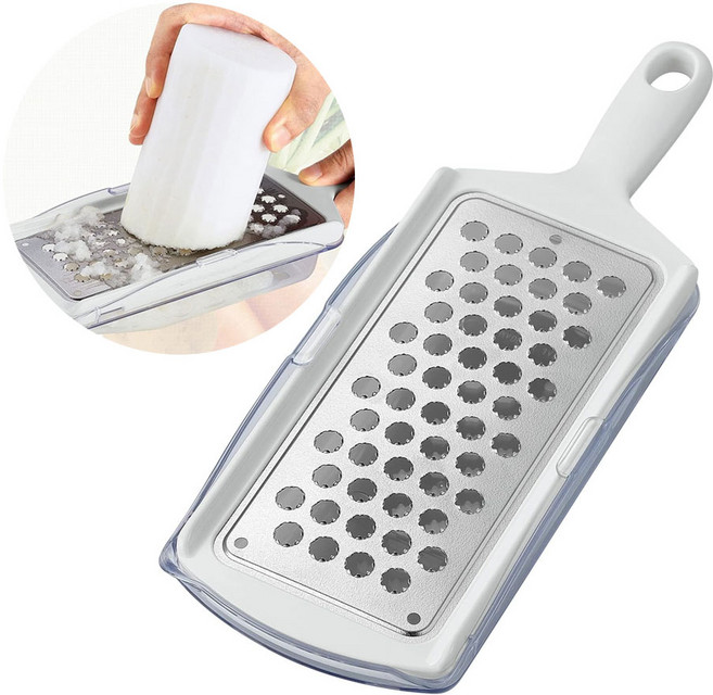 시모무라 티타늄 손잡이 강판 무 당근 감자 그라인더 보관용기 세트 ATY-739, 1개