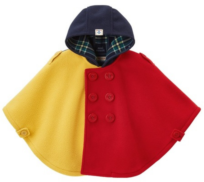 미키하우스 망토 알록달록 판초 MH-144542