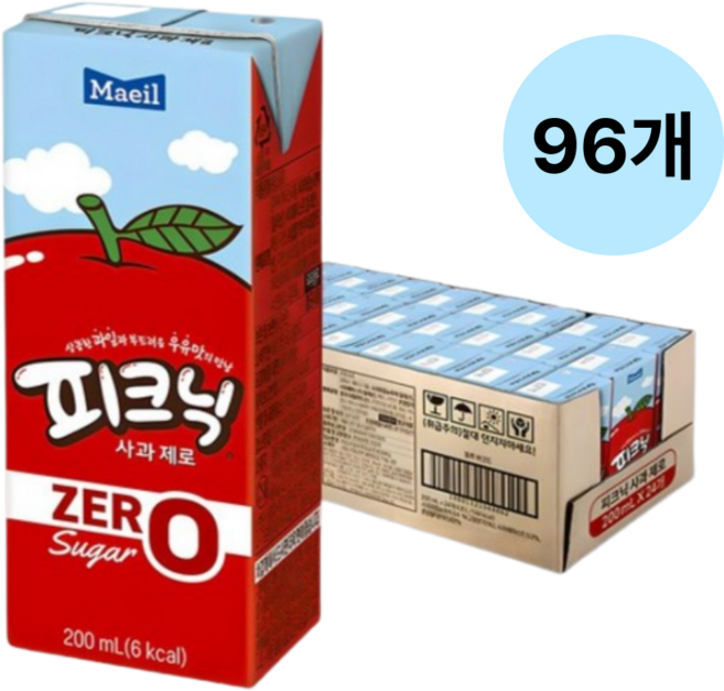 매일유업 피크닉 사과 제로