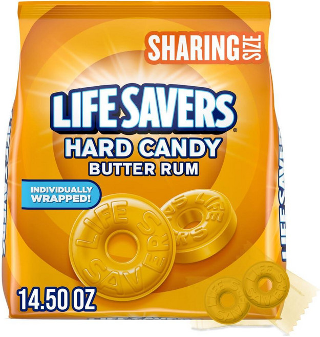 라이프세이버 캔디 버터런 대용량 411g, 4개