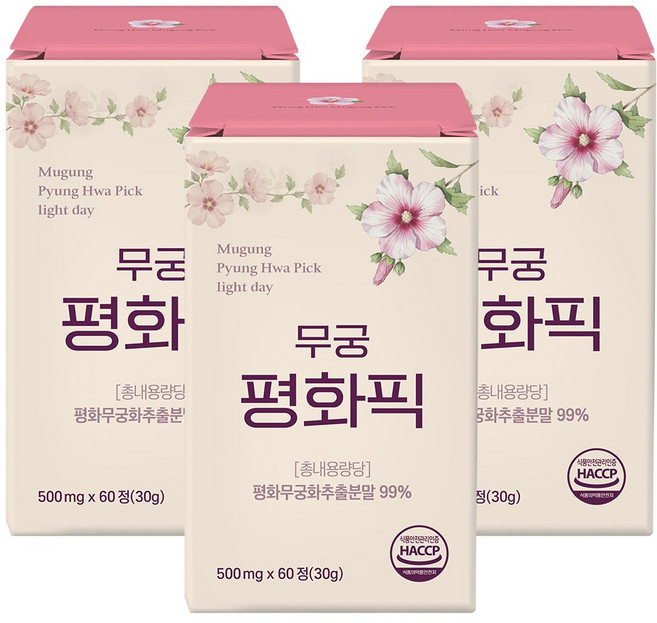 무궁 평화픽, 3개, 60정