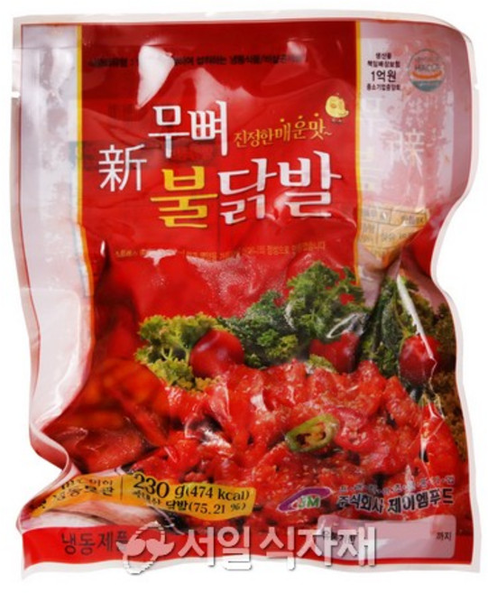 들마루 신 무뼈 불닭발, 30개, 230g