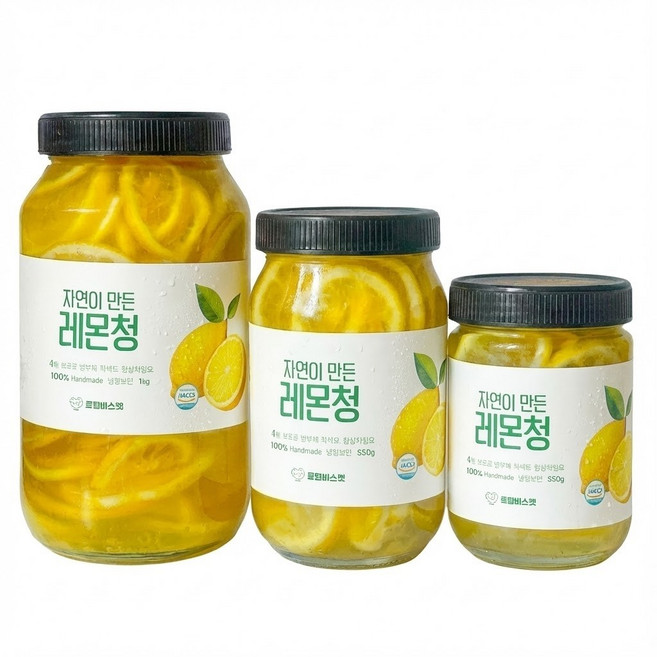 로컬바스켓 자연이 만든 직접기른 수제 레몬청, 1개, 1개입, 350g