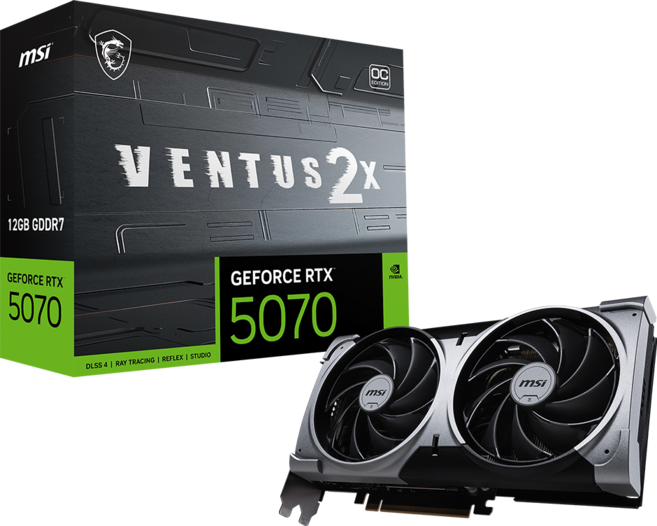 MSI 지포스 RTX 5070 벤투스 2X OC D7 12GB